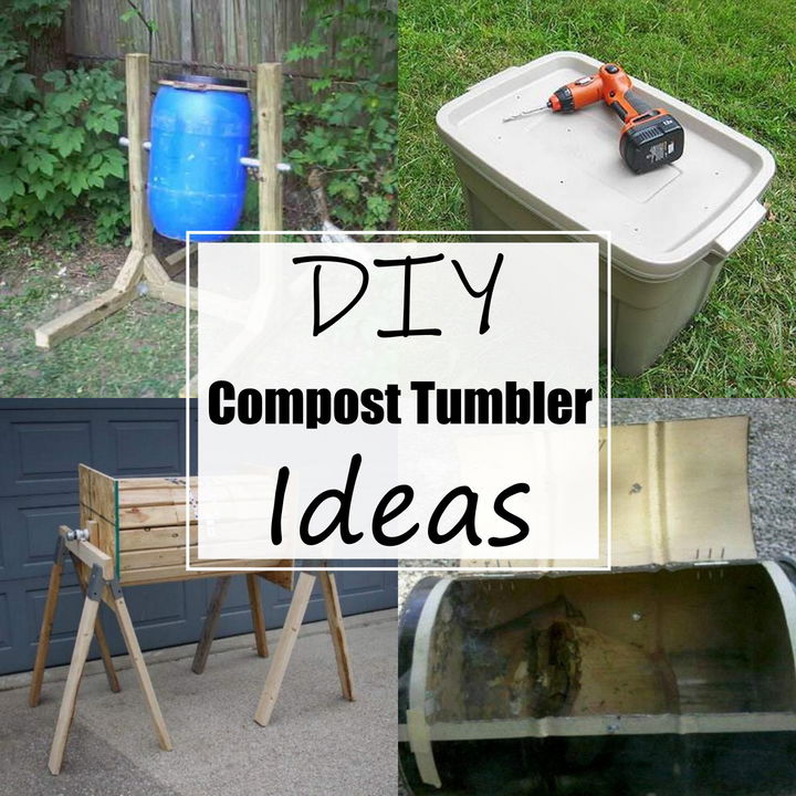 20 DIY Compost Tumbler Ideas For Gardening Experts