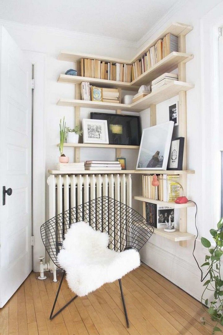 DIY Corner Shelf Idea