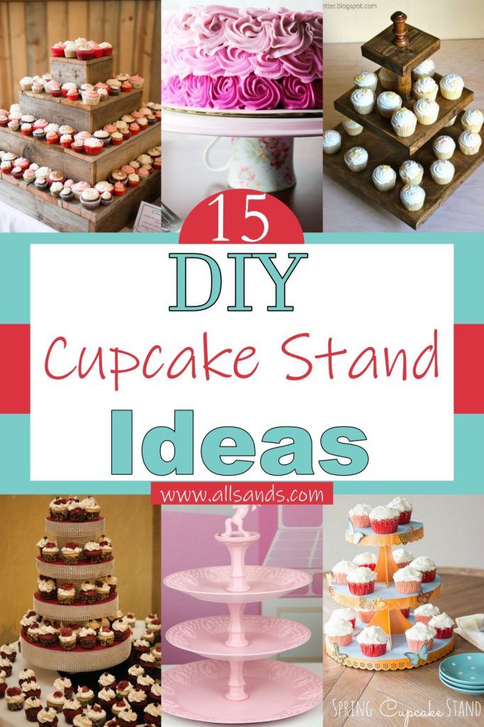 15 DIY Cupcake Stand Ideas For Parties All Sands   DIY Cupcake Stand Ideas 683x1024 