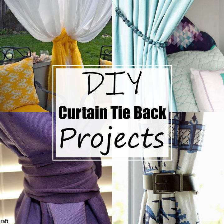 24 DIY Curtain Tie Back Projects For Your Home