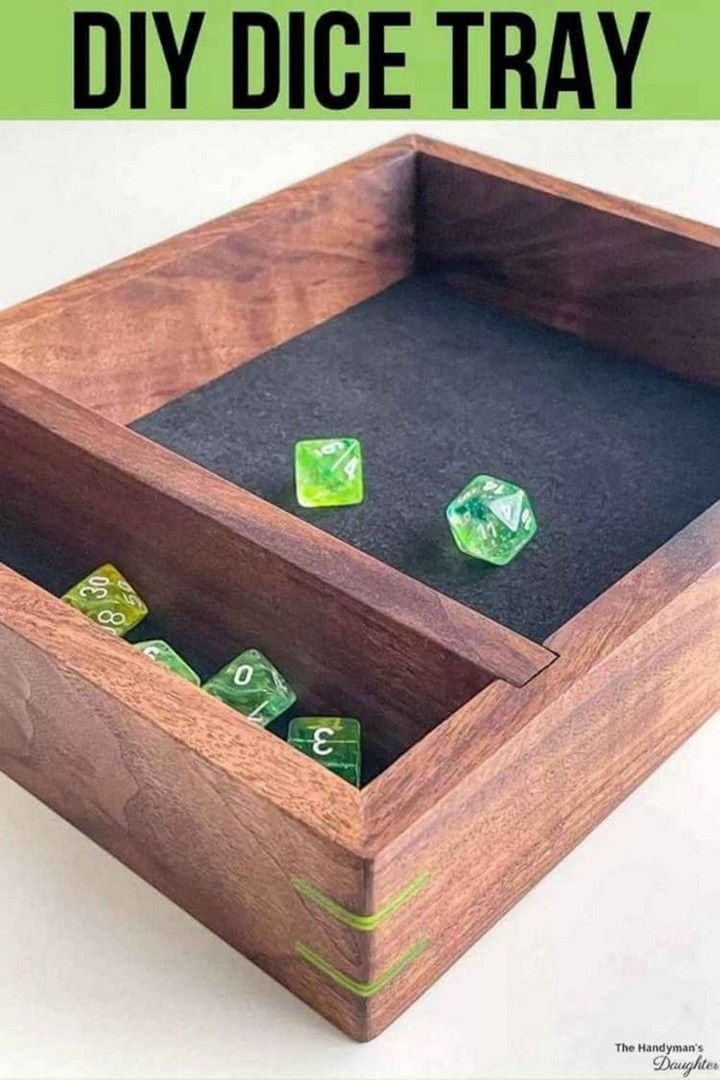 DIY Dice Tray