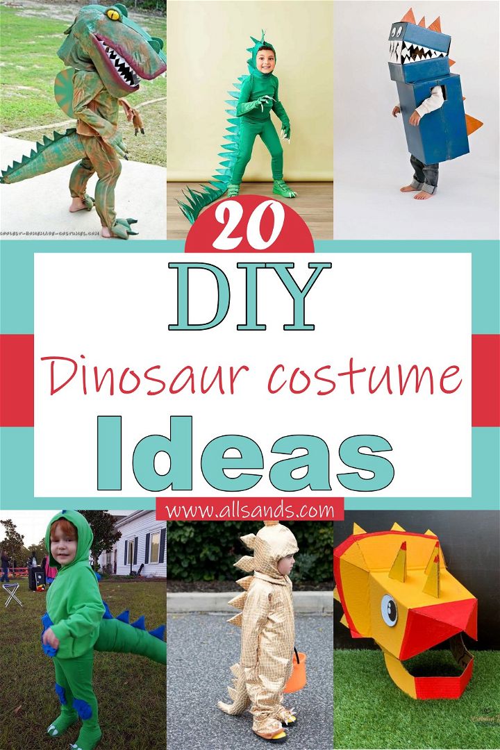 20 Easy And Fun DIY Dinosaur costume Ideas - All Sands