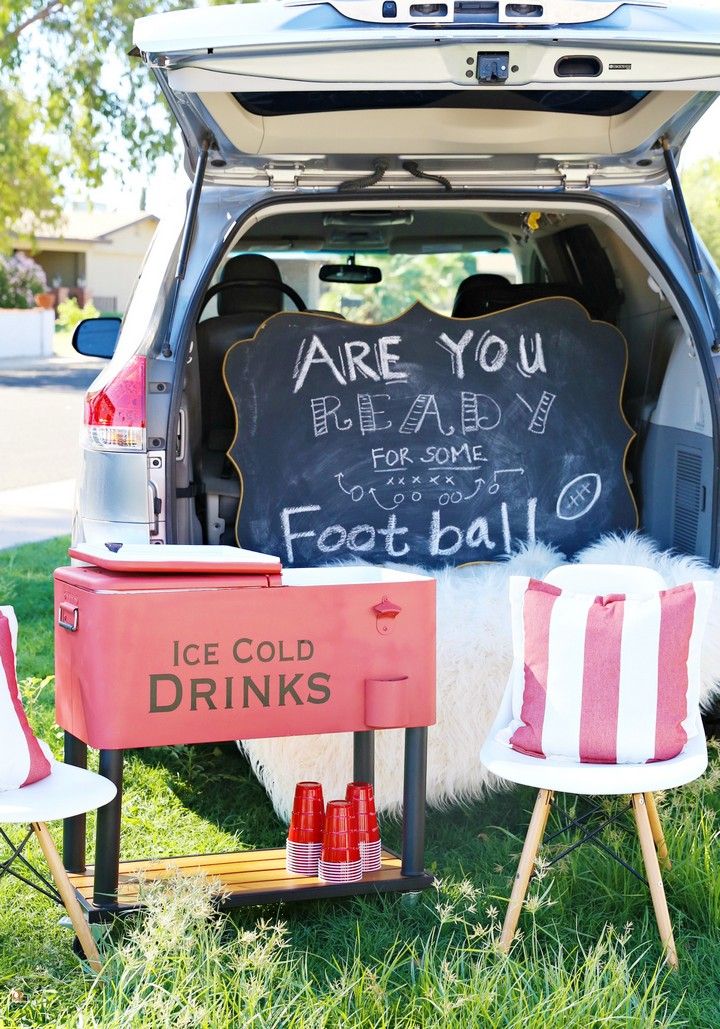 DIY Drink Cooler Perfect For A Tailgating Party