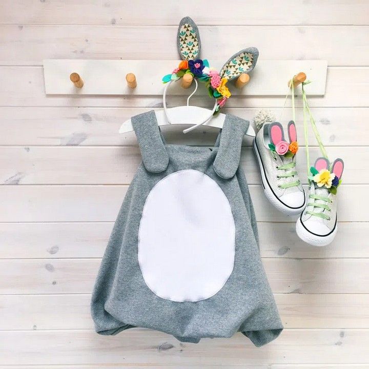 DIY Easter Bunny Costume For Kids