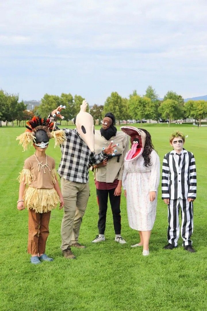 DIY Family Beetlejuice Costume Tutorial