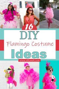 16 Creative DIY Flamingo Costume Ideas For Holiday Season - All Sands