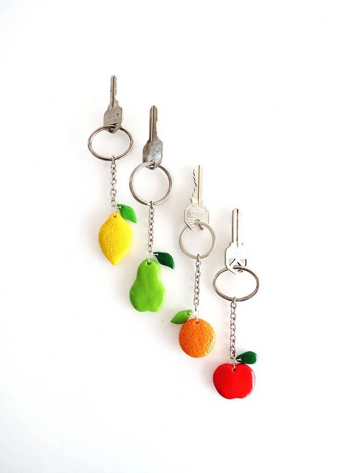 DIY Fruits Keychain