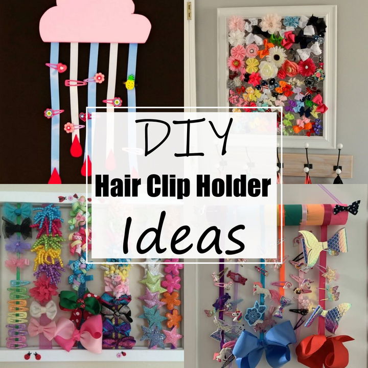 12 DIY Hair Clip Holder Ideas For Ladies