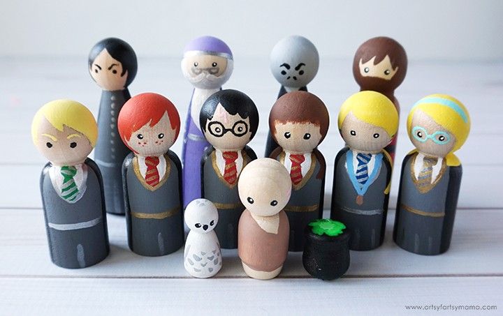DIY Harry Potter Peg Dolls