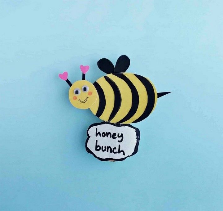 DIY Honey Bee Craft Idea For Valentines