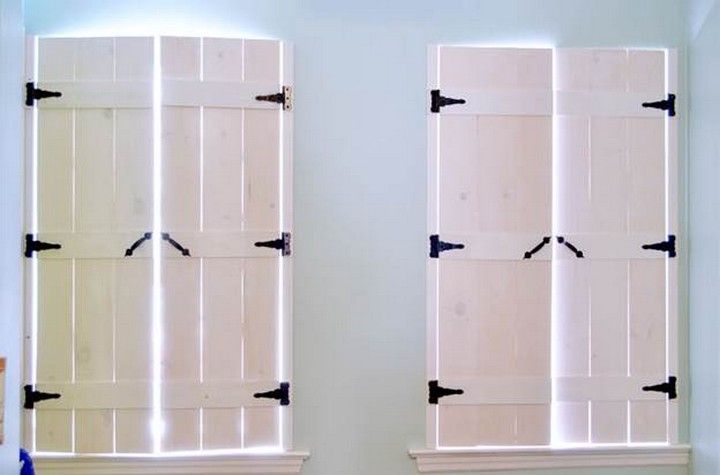 DIY Indoor Shutters