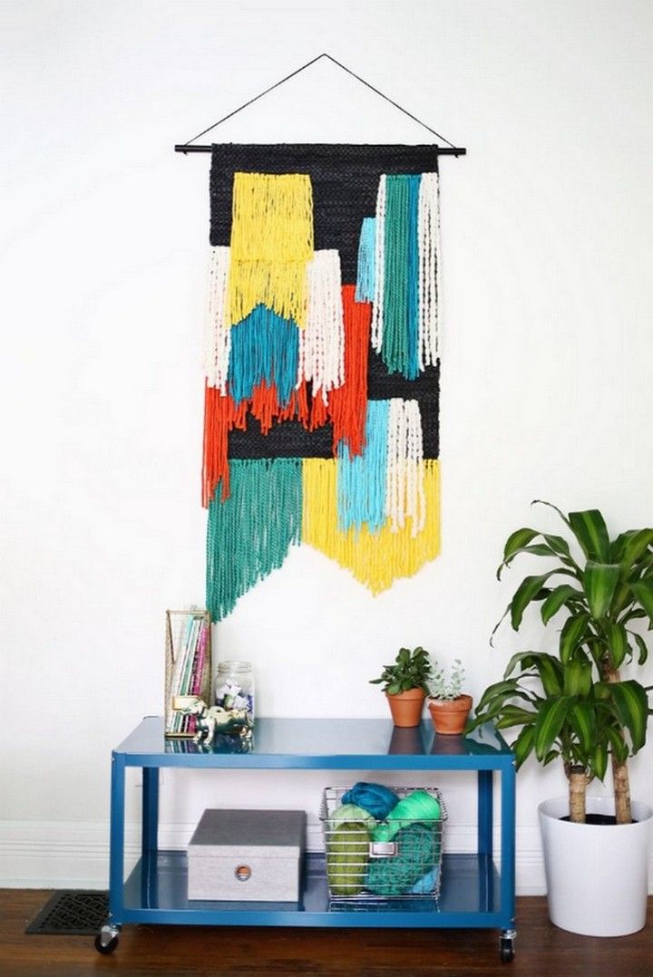 DIY Large Tapestry Wall Hanging