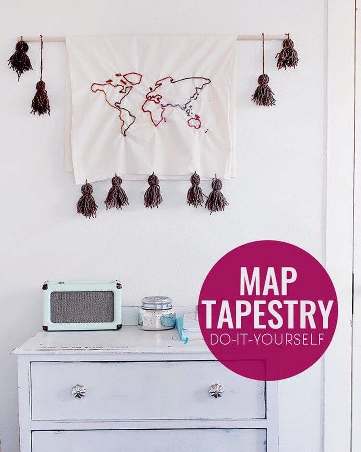 Fun Map Hanging decoration 