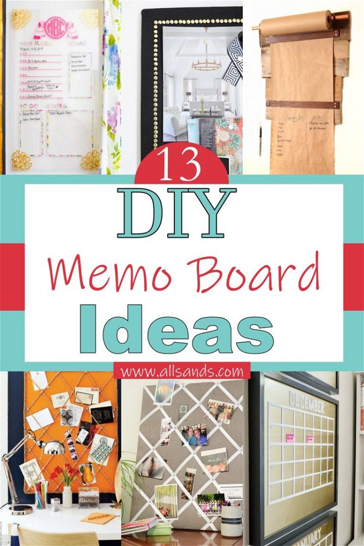 13 DIY Memo Board Ideas done - All Sands