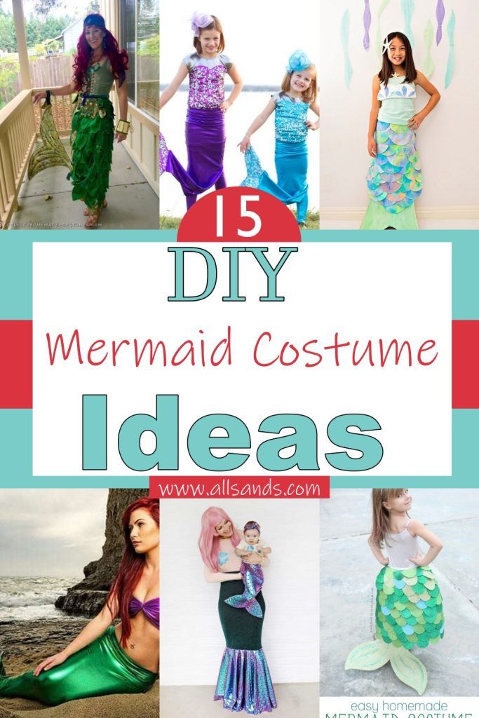 15 Easy DIY Mermaid Costume Ideas For Parties - All Sands