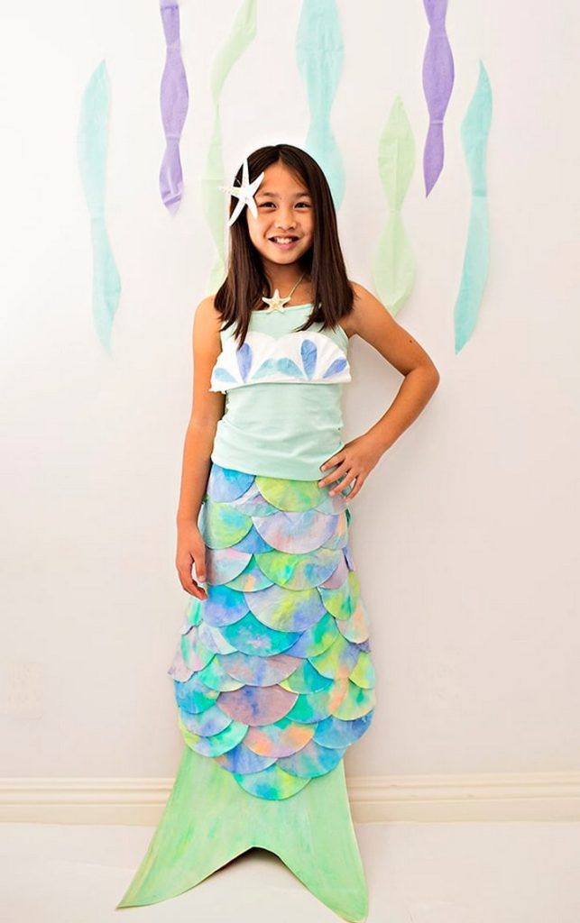 15 Easy DIY Mermaid Costume Ideas For Parties - All Sands