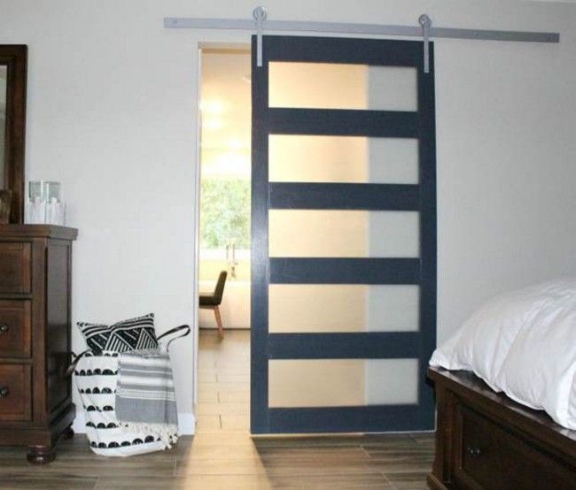 DIY Modern Sliding Door