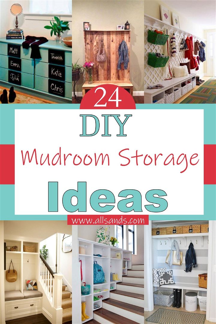DIY Mudroom Storage Ideas