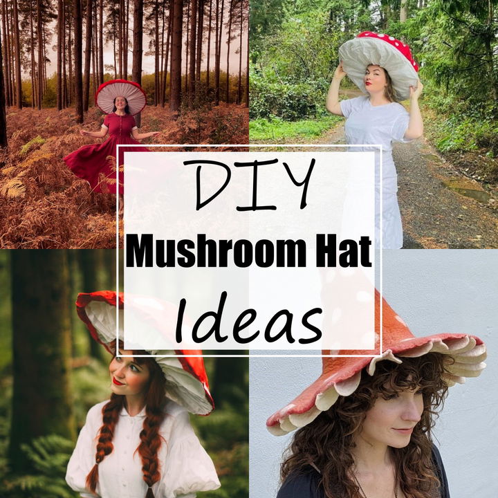 10 DIY Mushroom Hat Ideas For Spring Trips