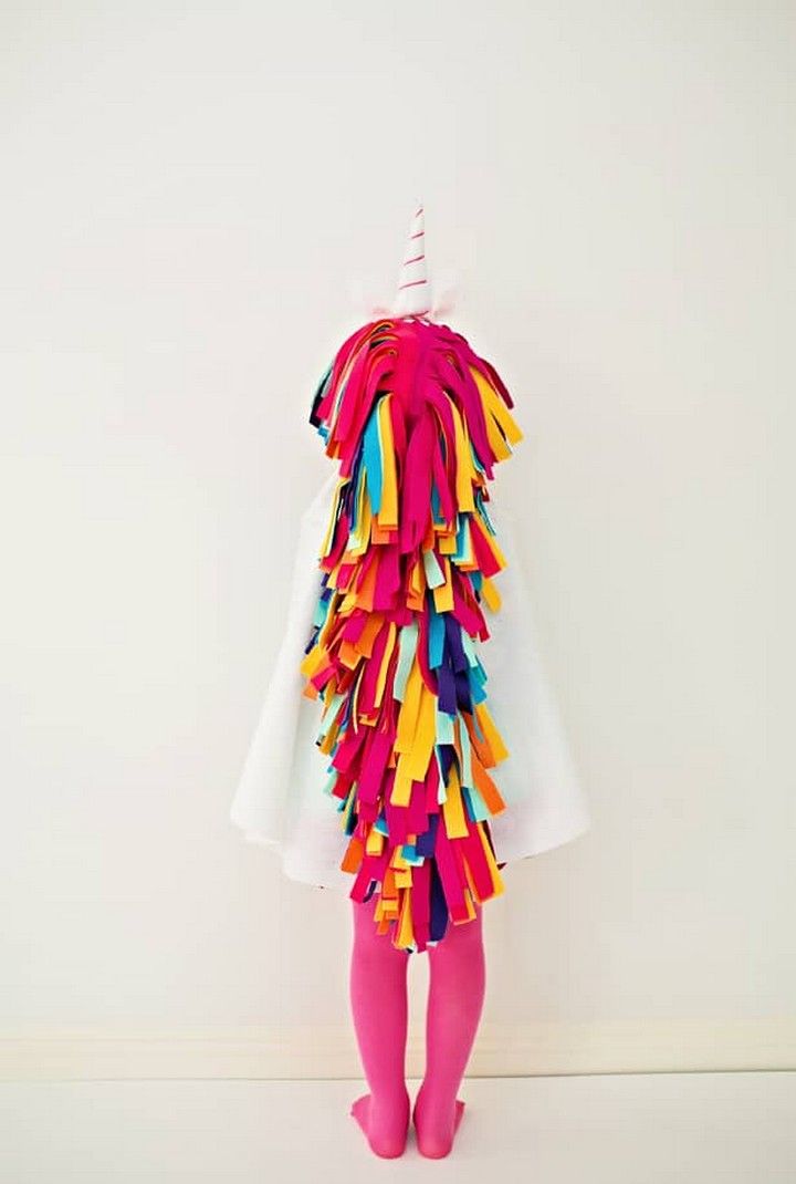 No-sew Felt Rainbow Costume For Kids