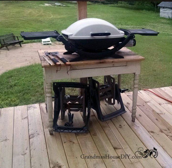 DIY Outdoor Grill Station 2