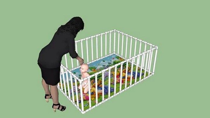 PVC Play pen Model