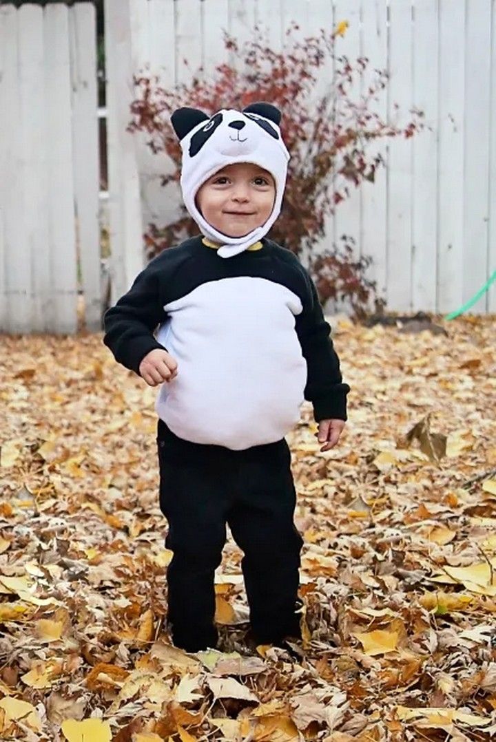 DIY Panda Costume