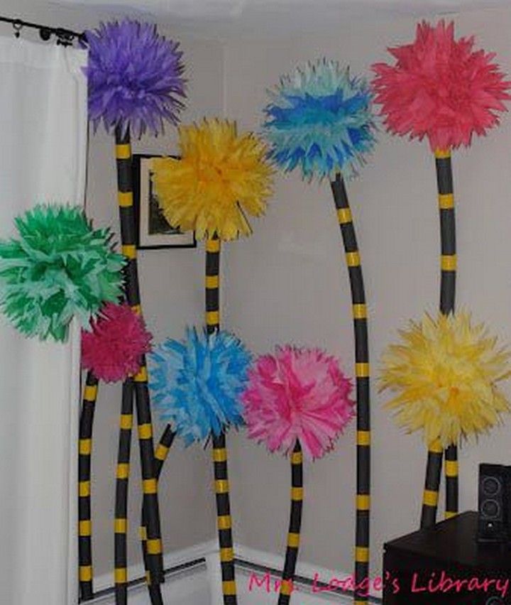 DIY Party Truffula Trees