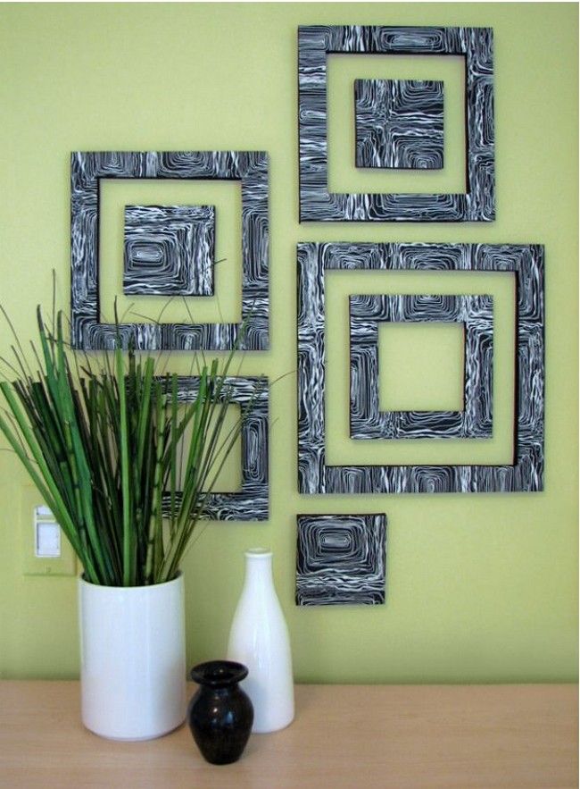 DIY Patterned Wall Squares