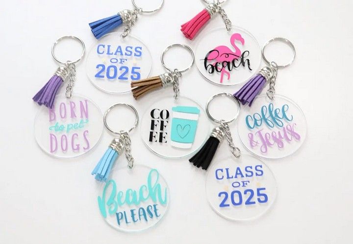 DIY Personalized Acrylic Keychains