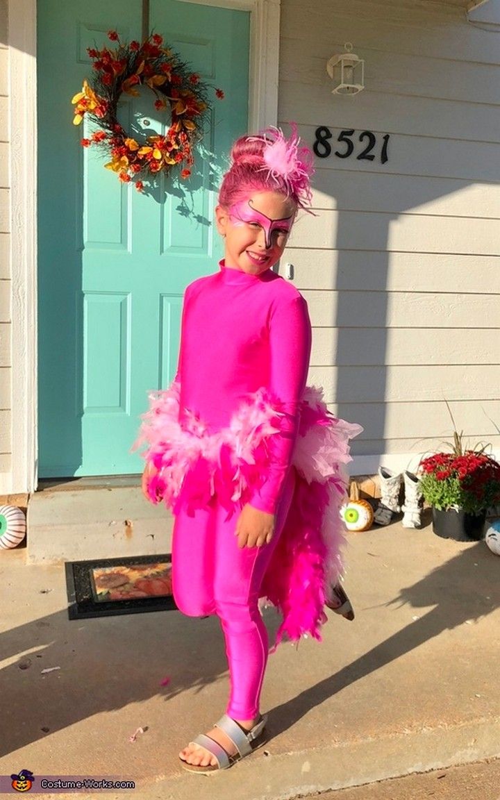 DIY Pink Flamingo Costume
