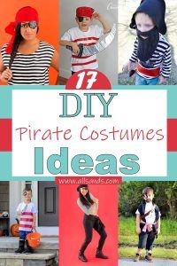 17 DIY Pirate Costume Ideas For Sailor Fans - All Sands