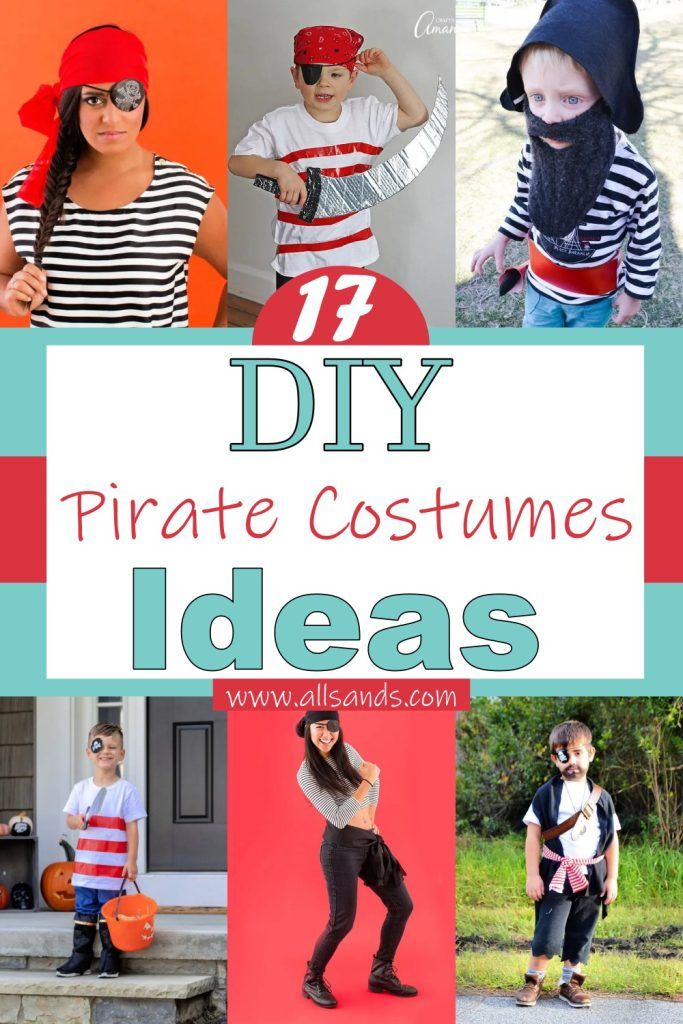 17 Diy Pirate Costume Ideas For Sailor Fans All Sands 1023