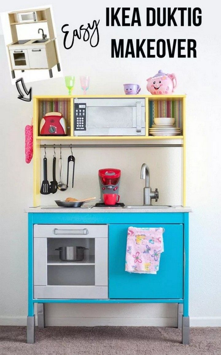 DIY Play Kitchen Makeover