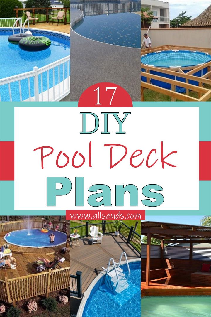 DIY Pool Deck Plans