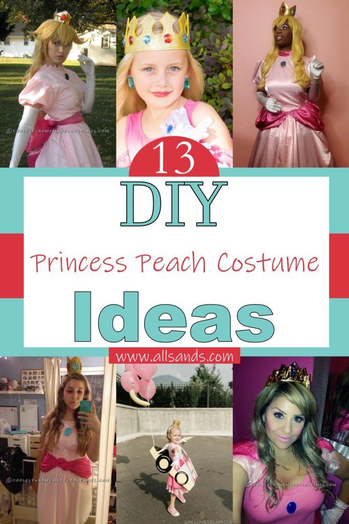 13 DIY Princess Peach Costume Ideas For Halloween - All Sands