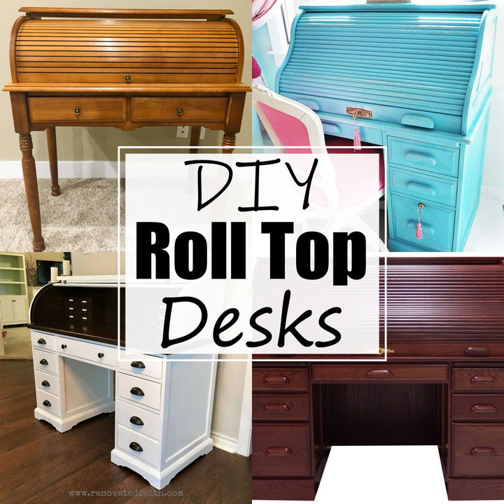 15 DIY Roll Top Desk Plans For Indoor Decor