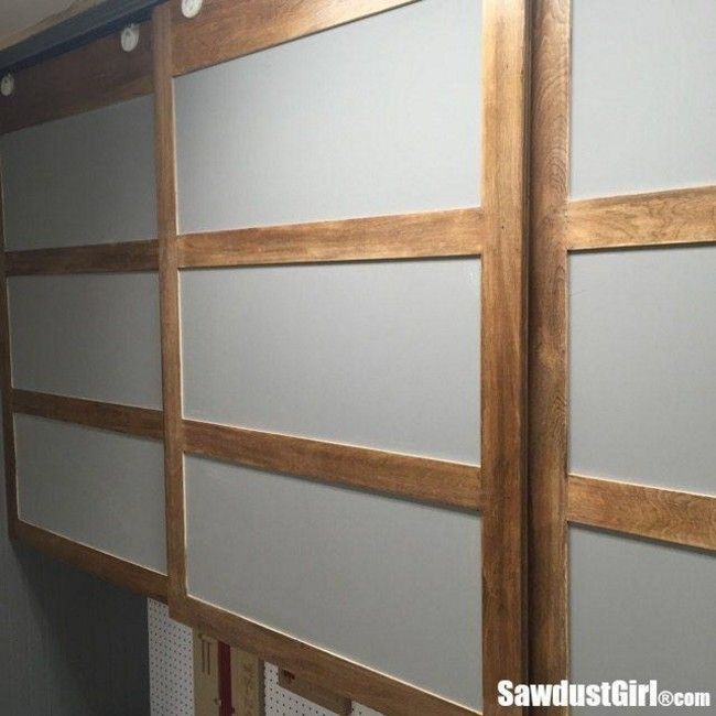 DIY Sliding Door For Cabinet