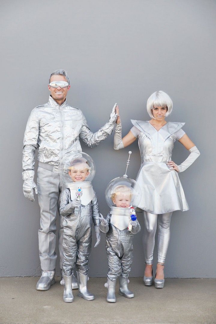 DIY Space Family Costumes