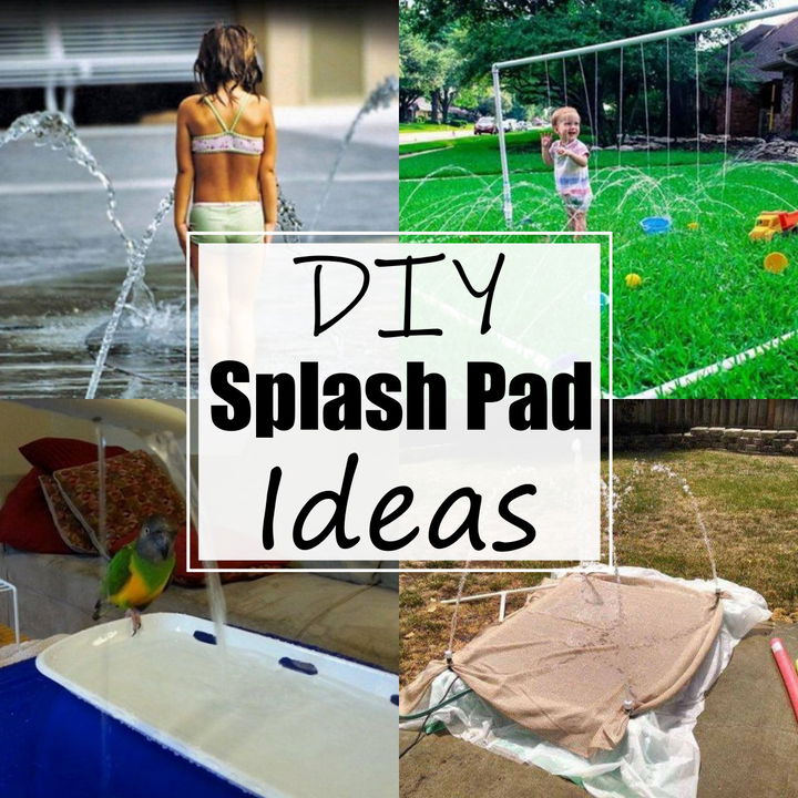 13 DIY Splash Pad Ideas To Have Fun In Your Garden