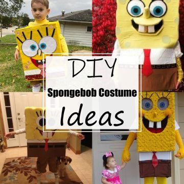 DIY Spongebob Costume Ideas 1