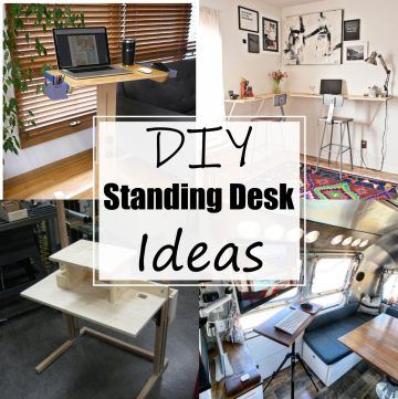 DIY Standing Desk Ideas 1
