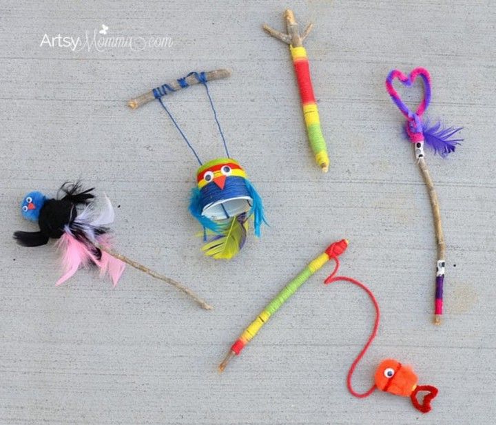 DIY Stick Toys for Imaginative Play