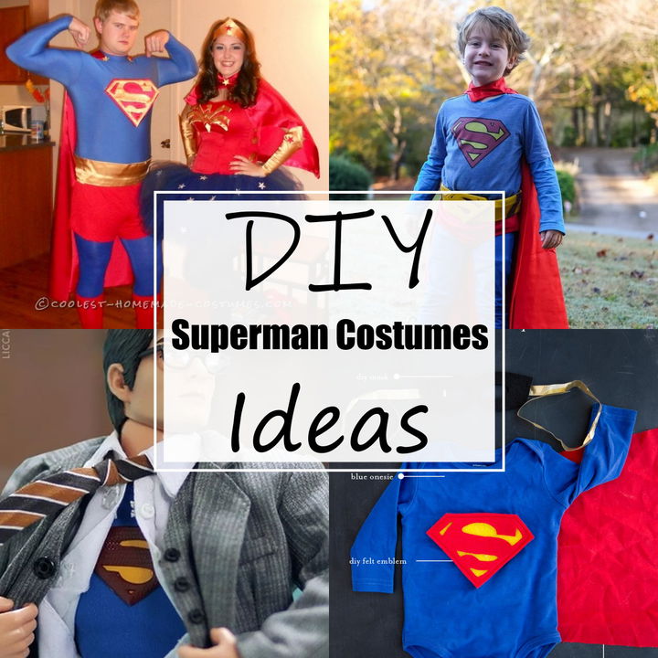 10 DIY Superman Costume Ideas For Everyone