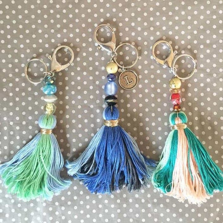 DIY Tassel Keychains 15-Minute Craft
