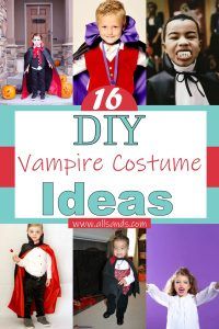 16 DIY Vampire Costume Ideas For Halloween - All Sands