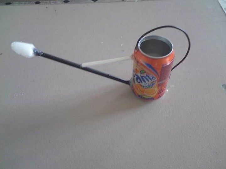 DIY Watering Can From Fanta Can