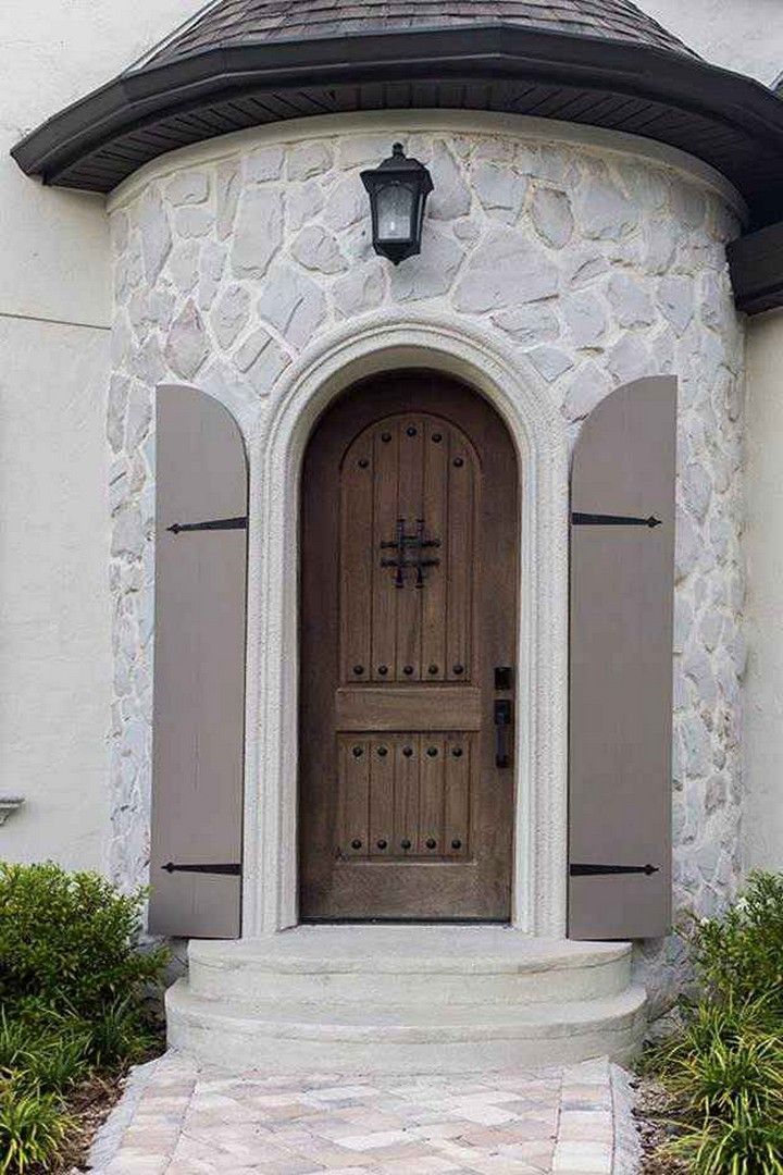 rustic wooden privacy board