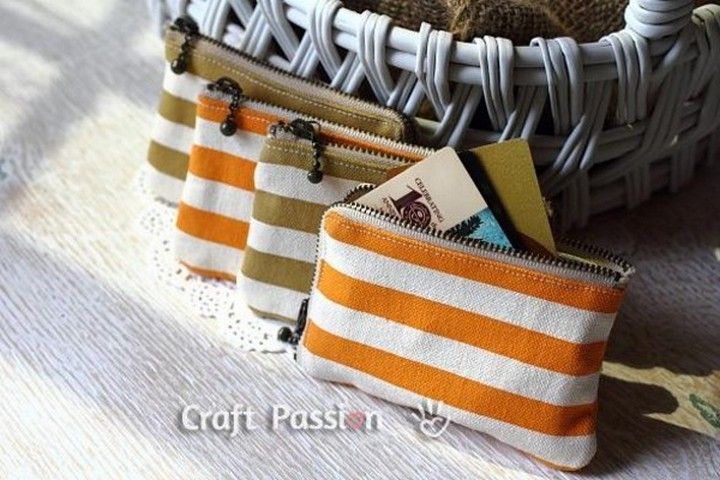 DIY Zipper Card Pouch