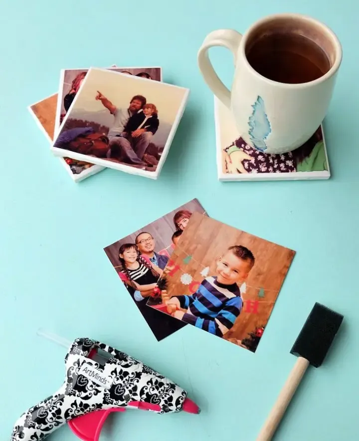 Easy DIY Photo Coasters